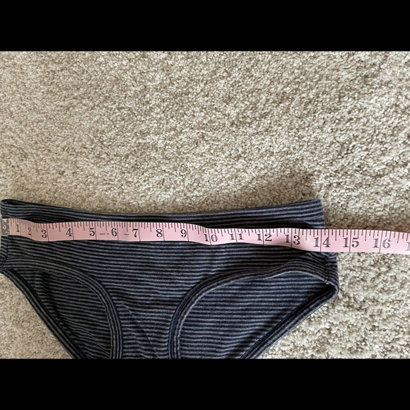 Aerie Blue & Gray Stripped Boybrief Panties Size M - Picture 6 of 7